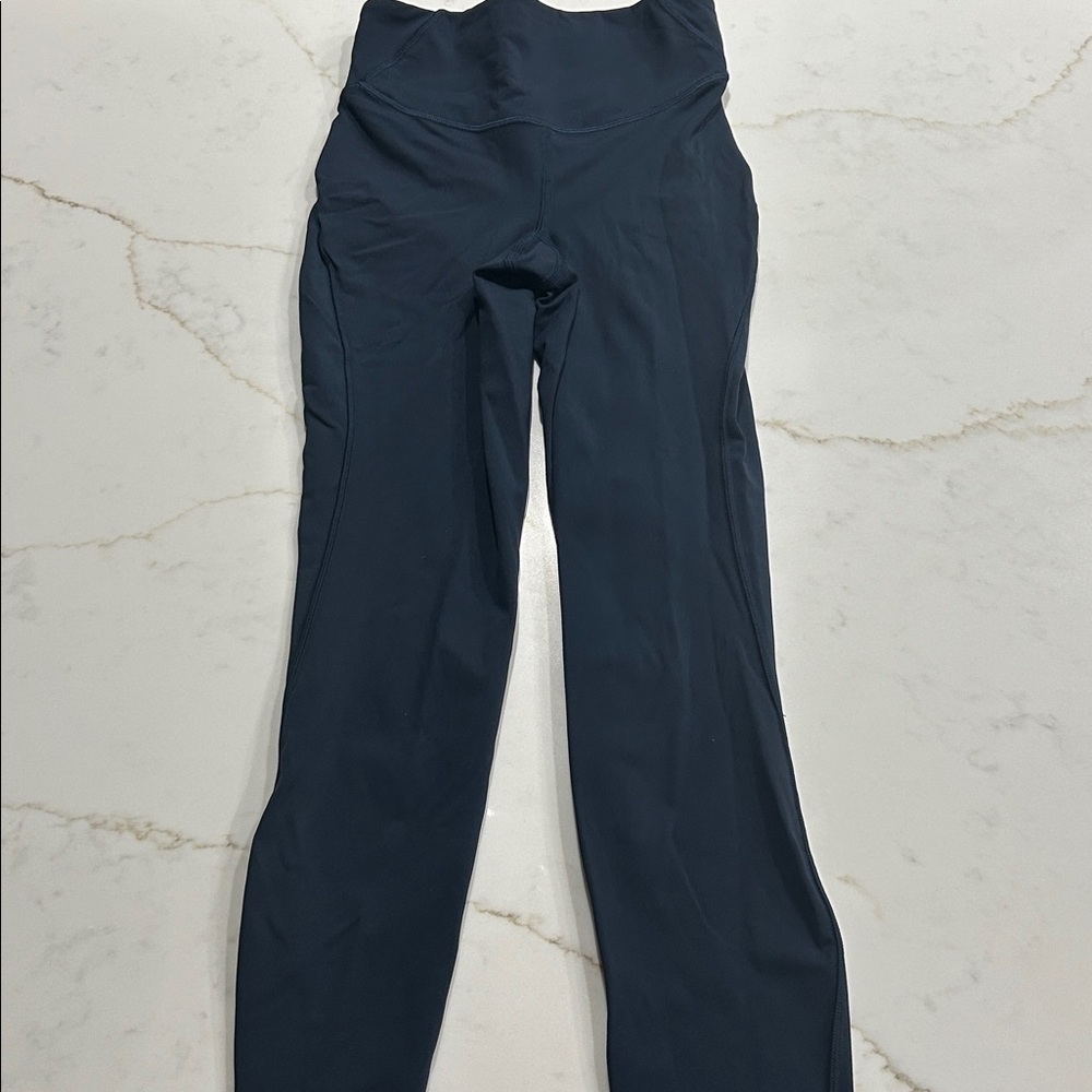 Lululemon full length Dark Blue High-Waisted Leggings 0
